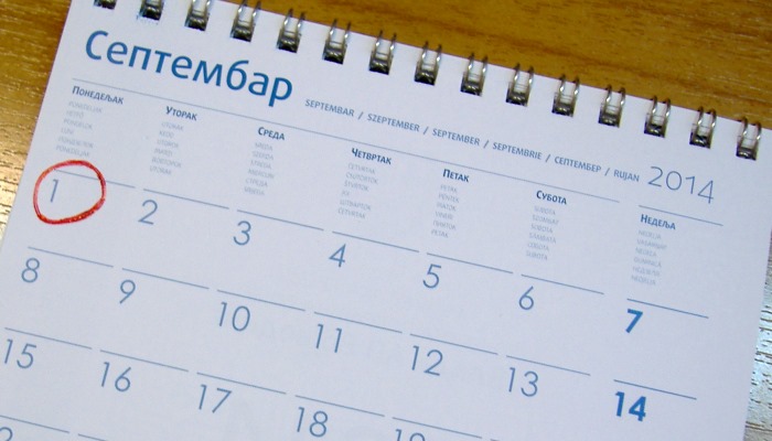 Školski kalendar za 2014/2015 školsku g.